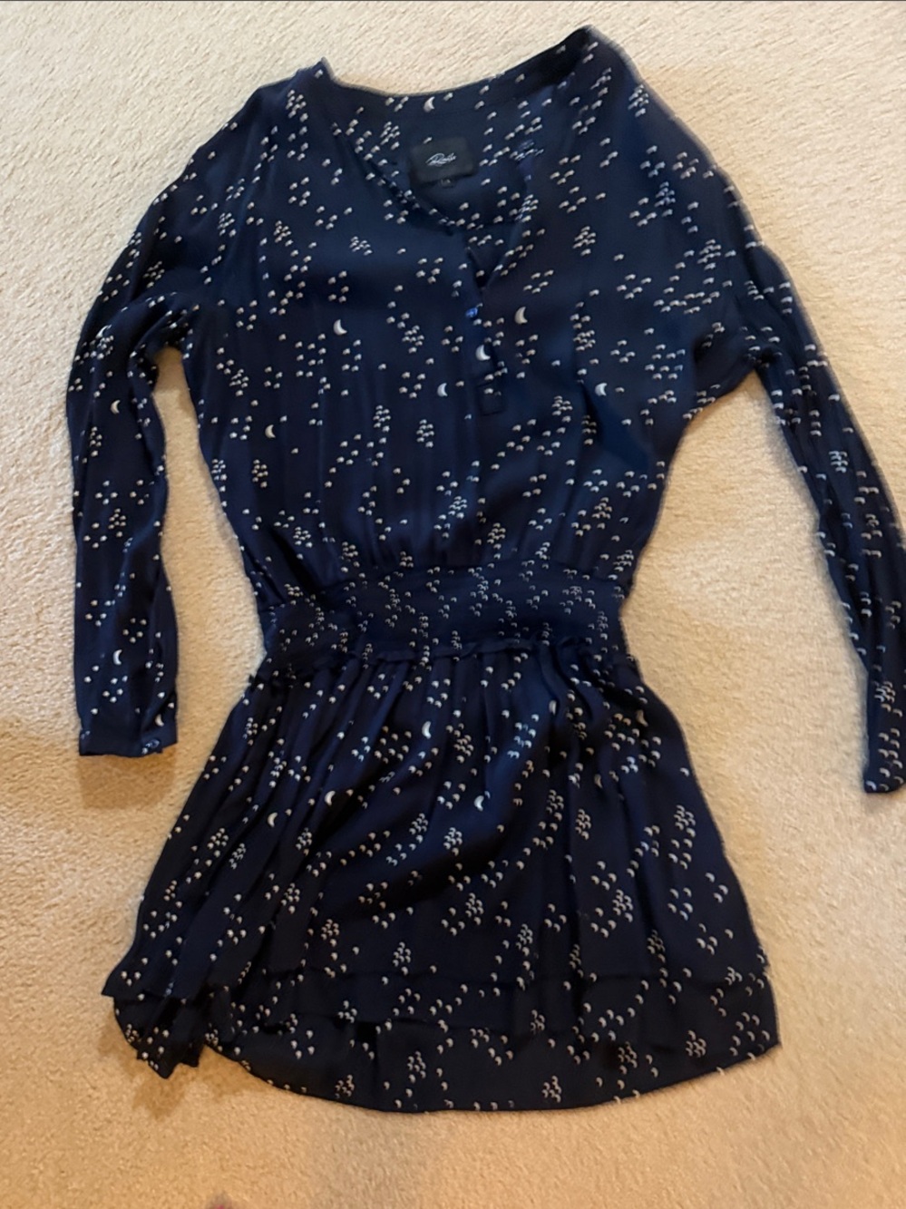 Rails Navy Celestial Print Juliette Dress L